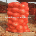 Bolsas de malla roja 50x80cm para cebollas y verduras de potatos, saco de leña